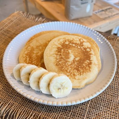 日曜日には米粉のパンケーキを🥞　～寝屋川　お米屋さん～
