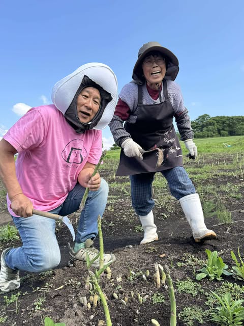 久保田アスパラ園さんにお邪魔しました🥗✨　～大阪　寝屋川　お米屋さん～