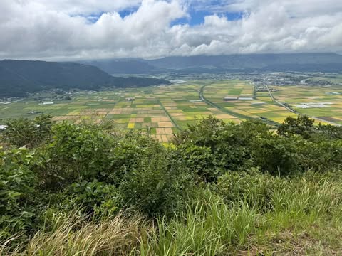 阿蘇に広がる田園風景
