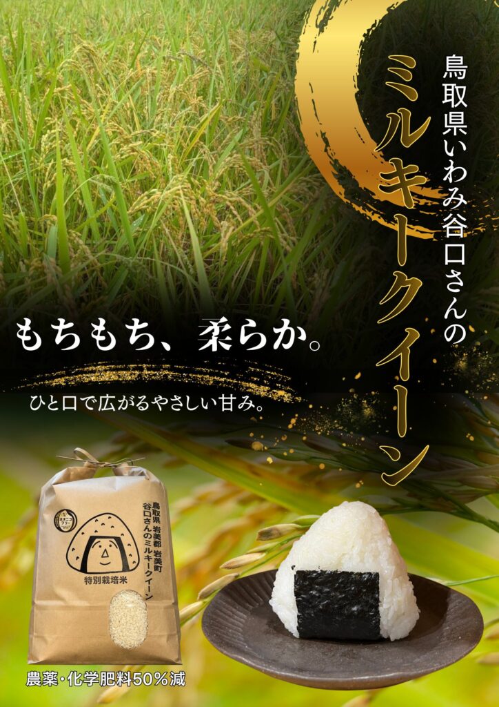 鳥取県いわみ 谷口さんのミルキークイーン
